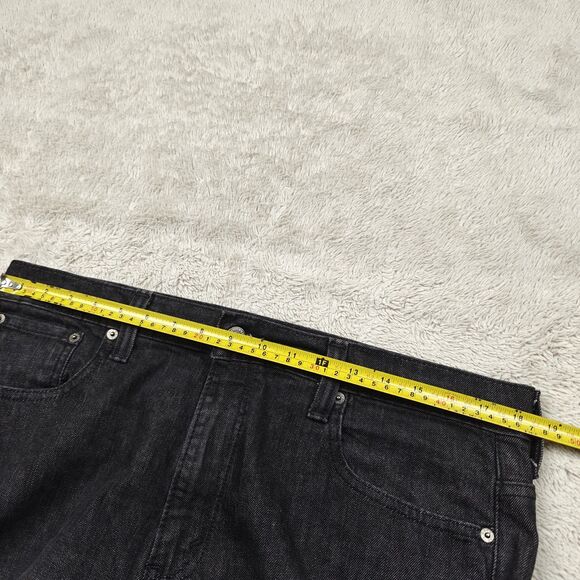 Levi's 520 Taper Jeans 34x30 Dark Gray Stretch Slim Straight Retro - Picture 8 of 10